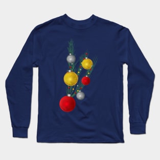 Christmas Tree lights Decorations Long Sleeve T-Shirt